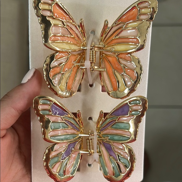 Colorful Butterfly Hair Clips - Picture 1 of 1